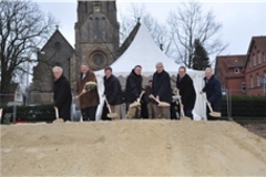 Ludmillenstift und Caritas bauen Tiefgarage, Schulgebäude und Beratungszentrum in Meppen
